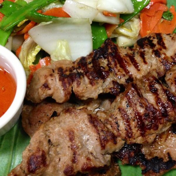 BBQ Pork Thai or BBQ Chicken Thai Style