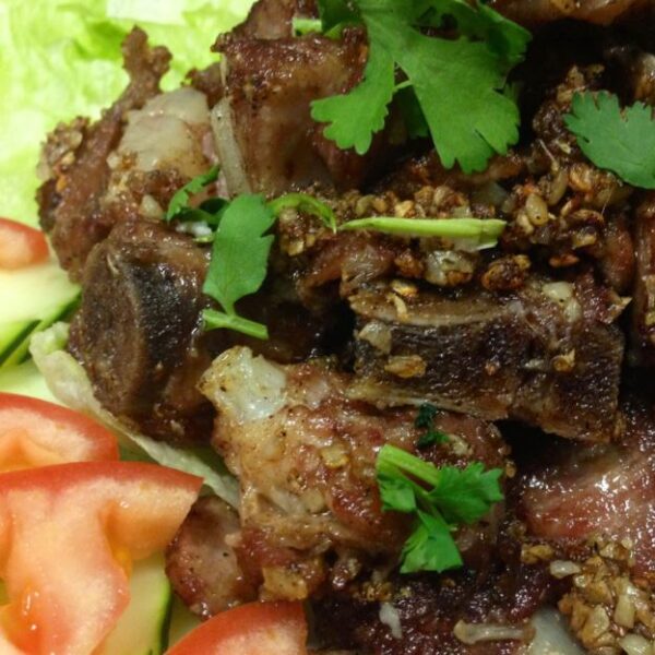 Black Pepper Pork Ribs